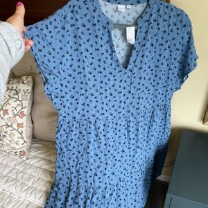 GAP Floral swing dress